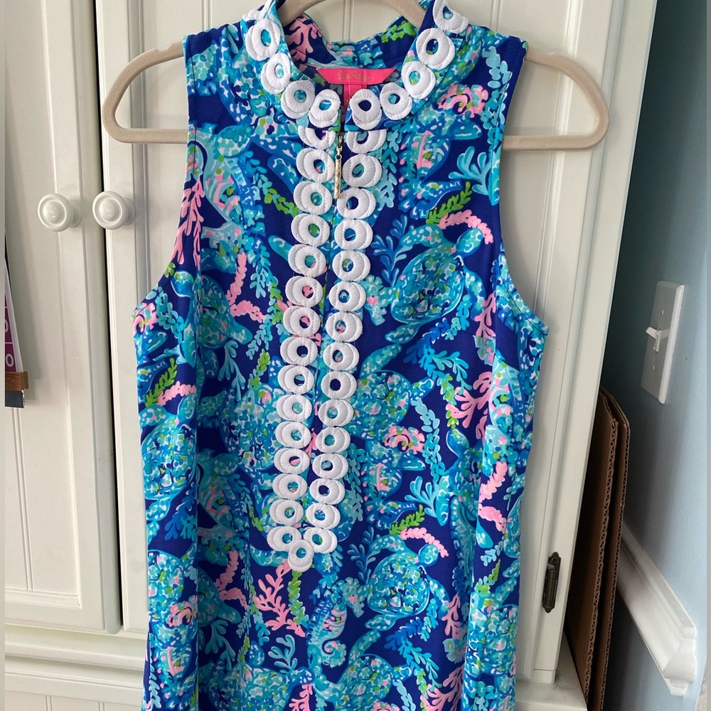 EUC Lilly Pulitzer Jane Shift size 6 Turtle Villa